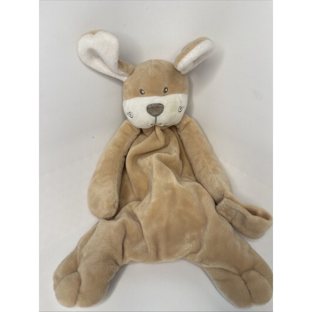 Apple Sauce Dog Lovey Flat Brown Puppy Security Blanket Plush Soft